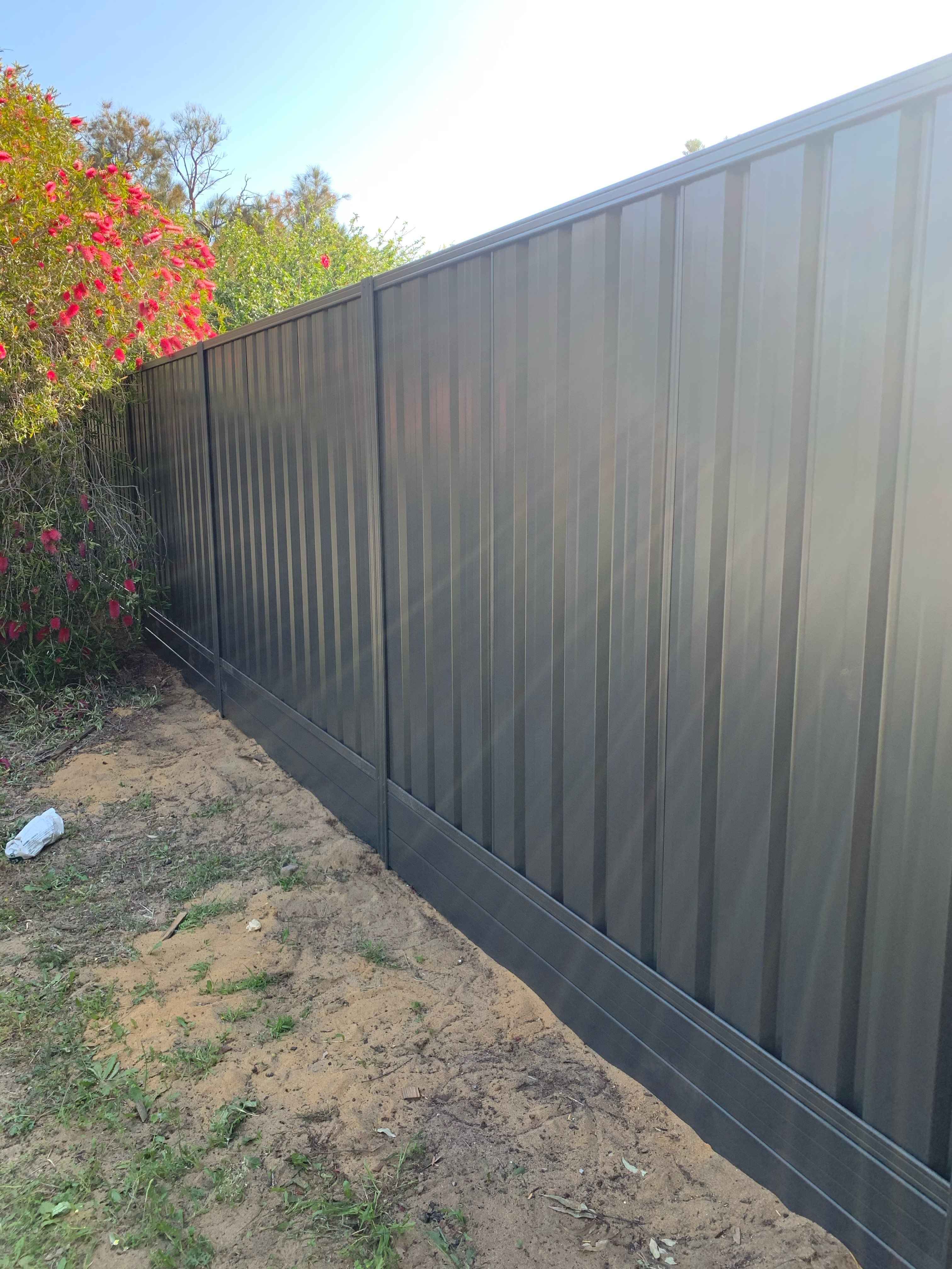 Colorbond fencing installed across Perth suburbs