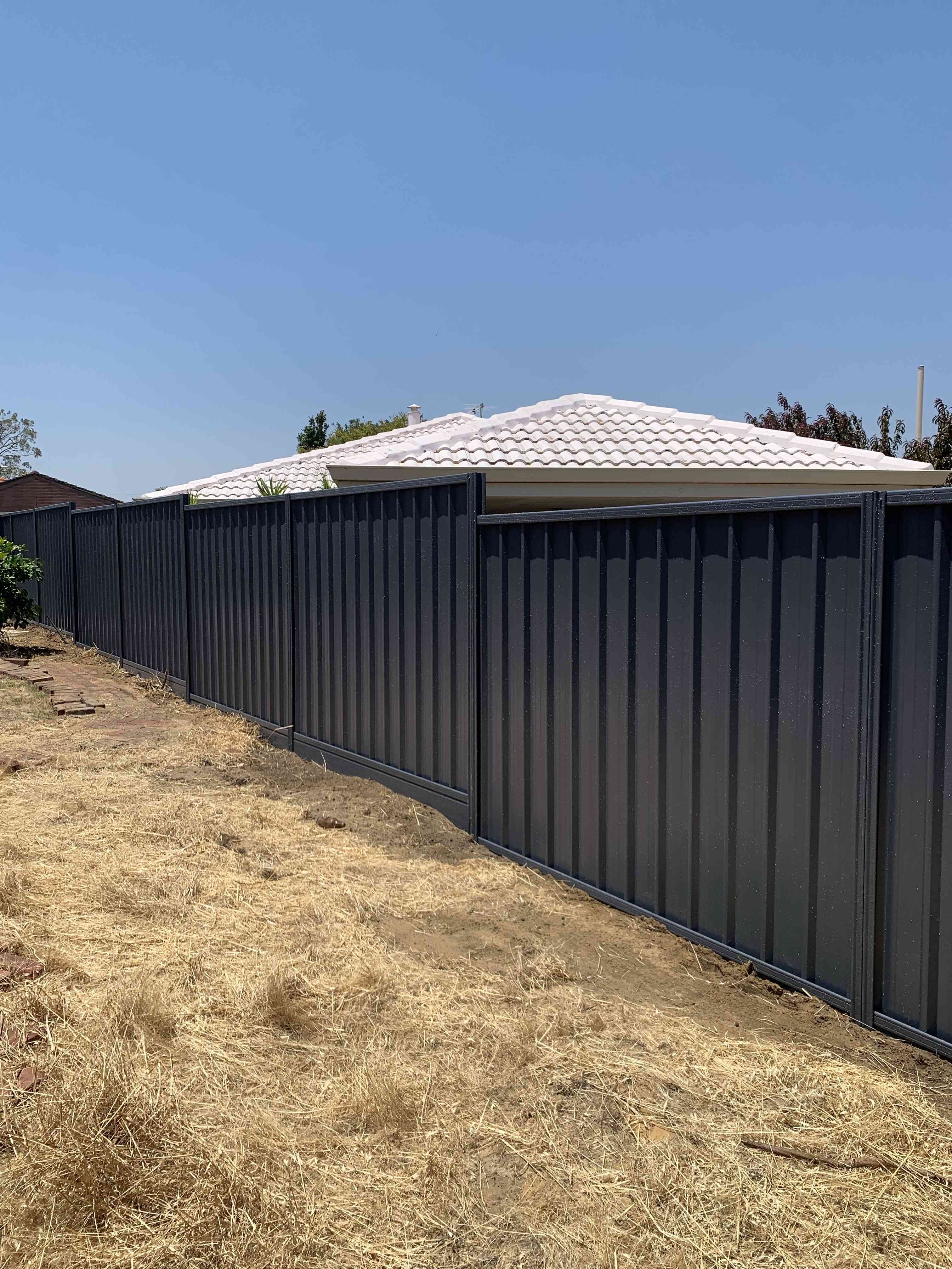 Retaining wall and fencing job built by WA Fencing and Retaining in Perth